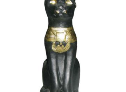 Figure Egyptian Cat Bastet Statues Figures Decoration Plastic 18cm Egypt